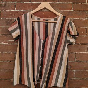 American Eagle Tie Blouse